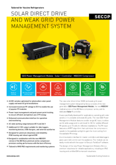 Solar Direct Drive and Weak Grid Power Management System