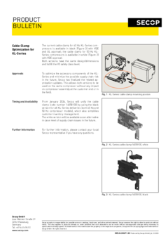 Cable Clamp Optimization for KL-Series